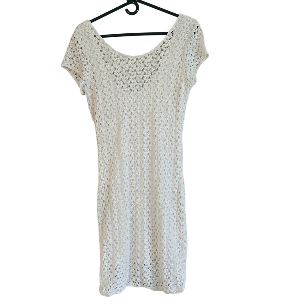 Free people crochet low back dress size large boho